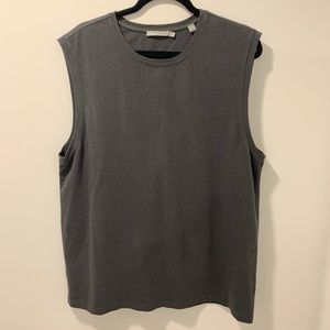 Vince distressed cut off tee size L